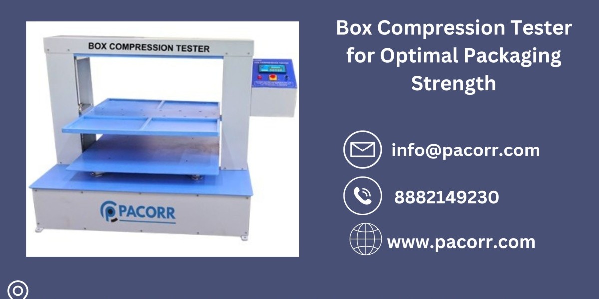 Ensure Maximum Load Capacity with Pacorr’s Precision-Engineered Box Compression Tester